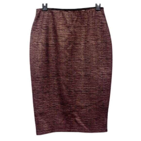 Apt. 9 Metallic Bronze Sheen Pencil Skirt – Size M - Picture 4 of 7